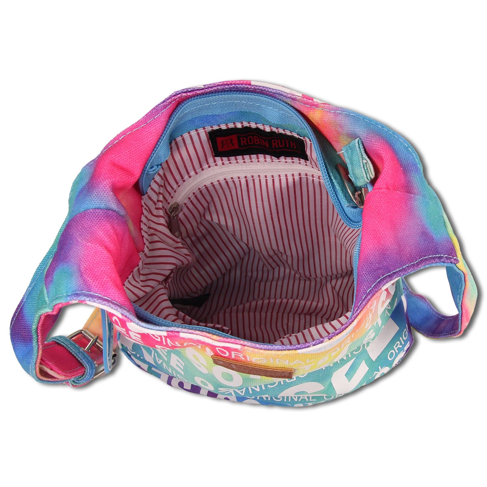 Robin Ruth Schultertasche Robin Ruth Schultertasche Polyester (Schultertasche), Schultertasche Polyester, Baumwolle, mehrfarbig ca. 21cm hoch
