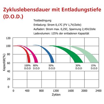 Sunstone Power 12V 100AH (10hr) Gel Batterie PV Stromspeicher USV Notstrom Bleiakkus 100000 mAh (12 V), wiederaufladbar, wartungsfrei, zyklenfest