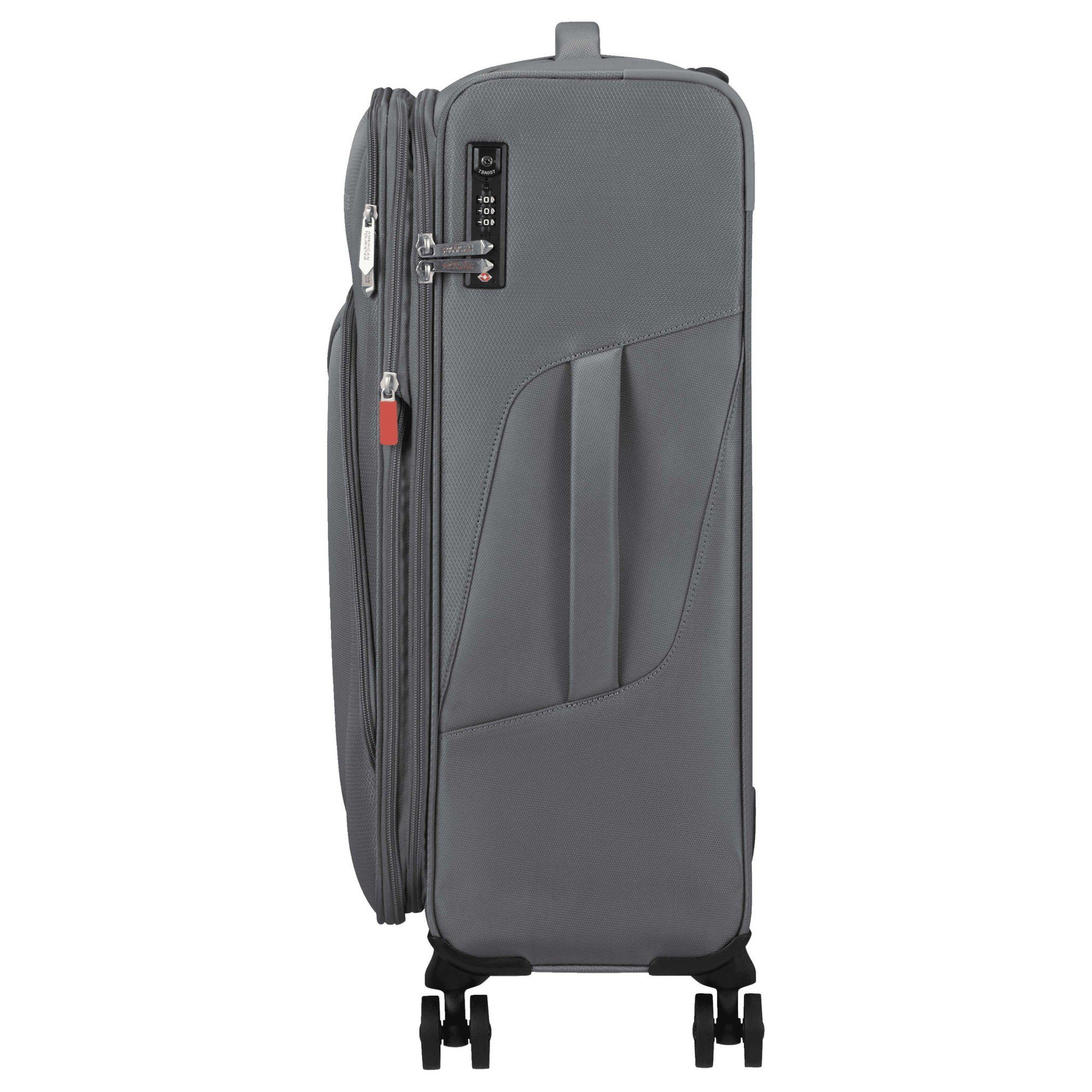 4-Rollen-Trolley American 67.5 cm titanium - Tourister® Rollen 4 erw., Summerfunk Trolley