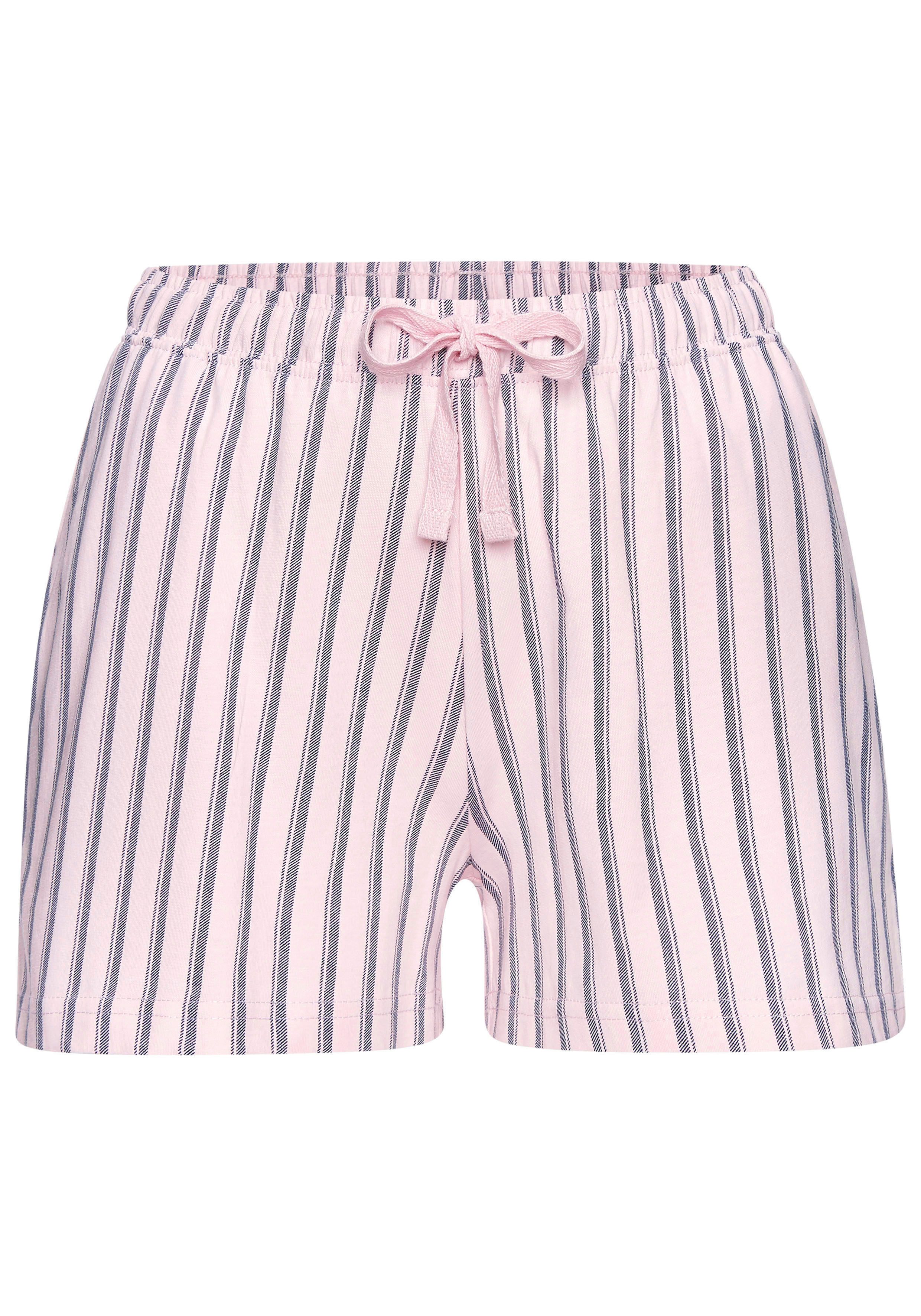 Vivance Dreams Pyjamashorts (Set, 2-tlg) mit Streifen oder Karos
