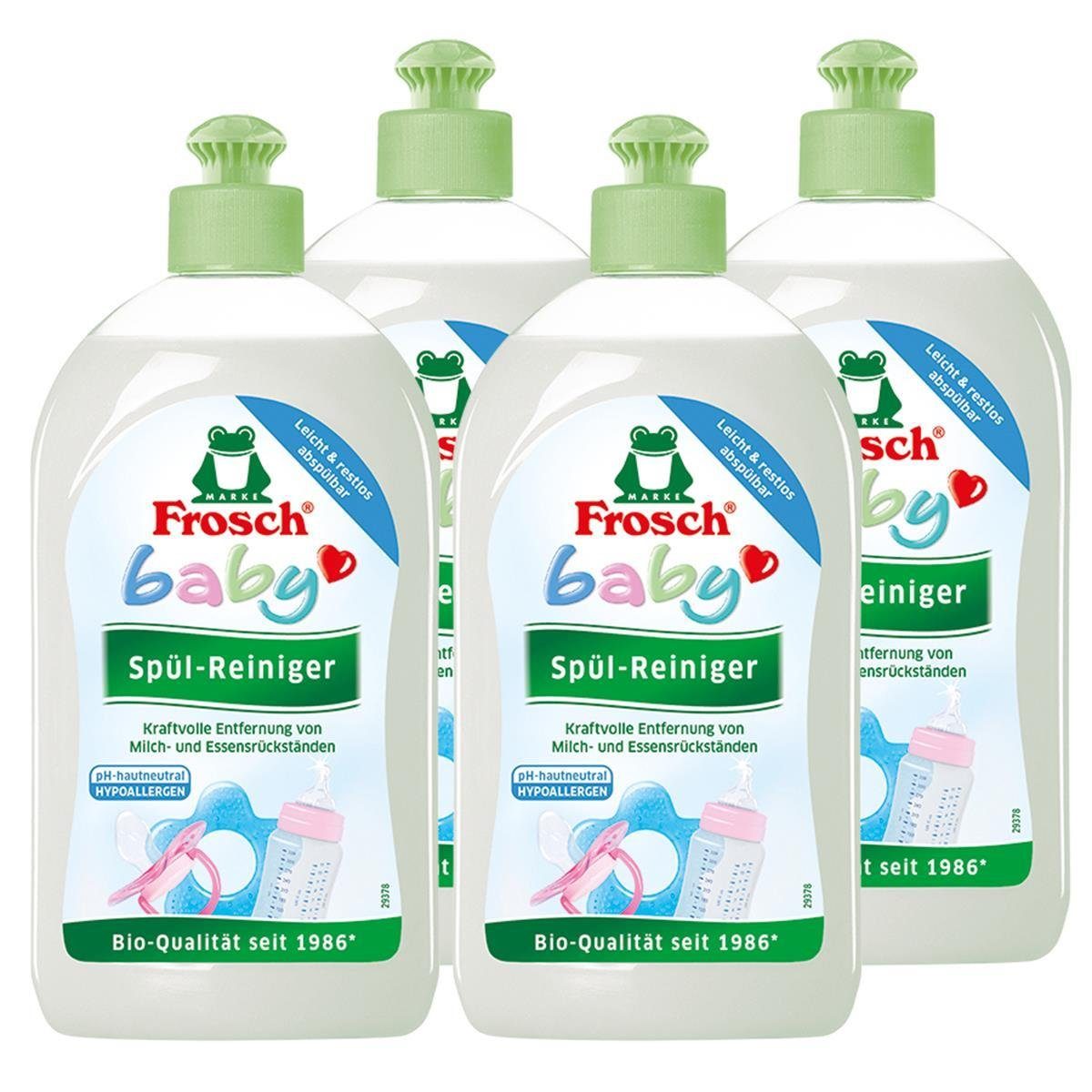 FROSCH 4x Frosch Baby ml 500 Geschirrspülmittel Spül-Reiniger