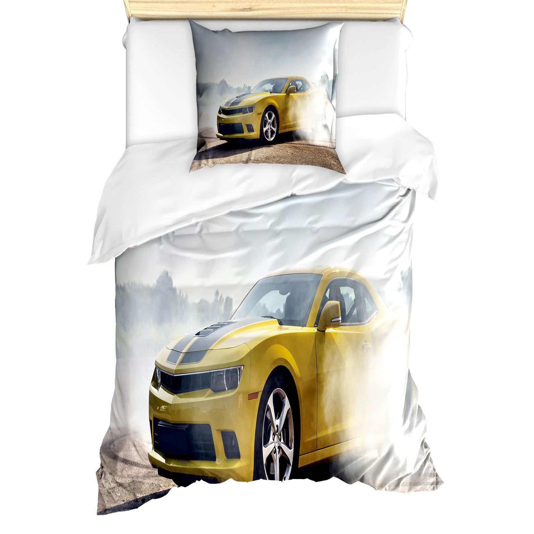 Abakuhaus Bettwäsche Milbensicher Allergiker geeignet mit Kissenbezug, Microfaser, Autos Racing Sports Driften Männer