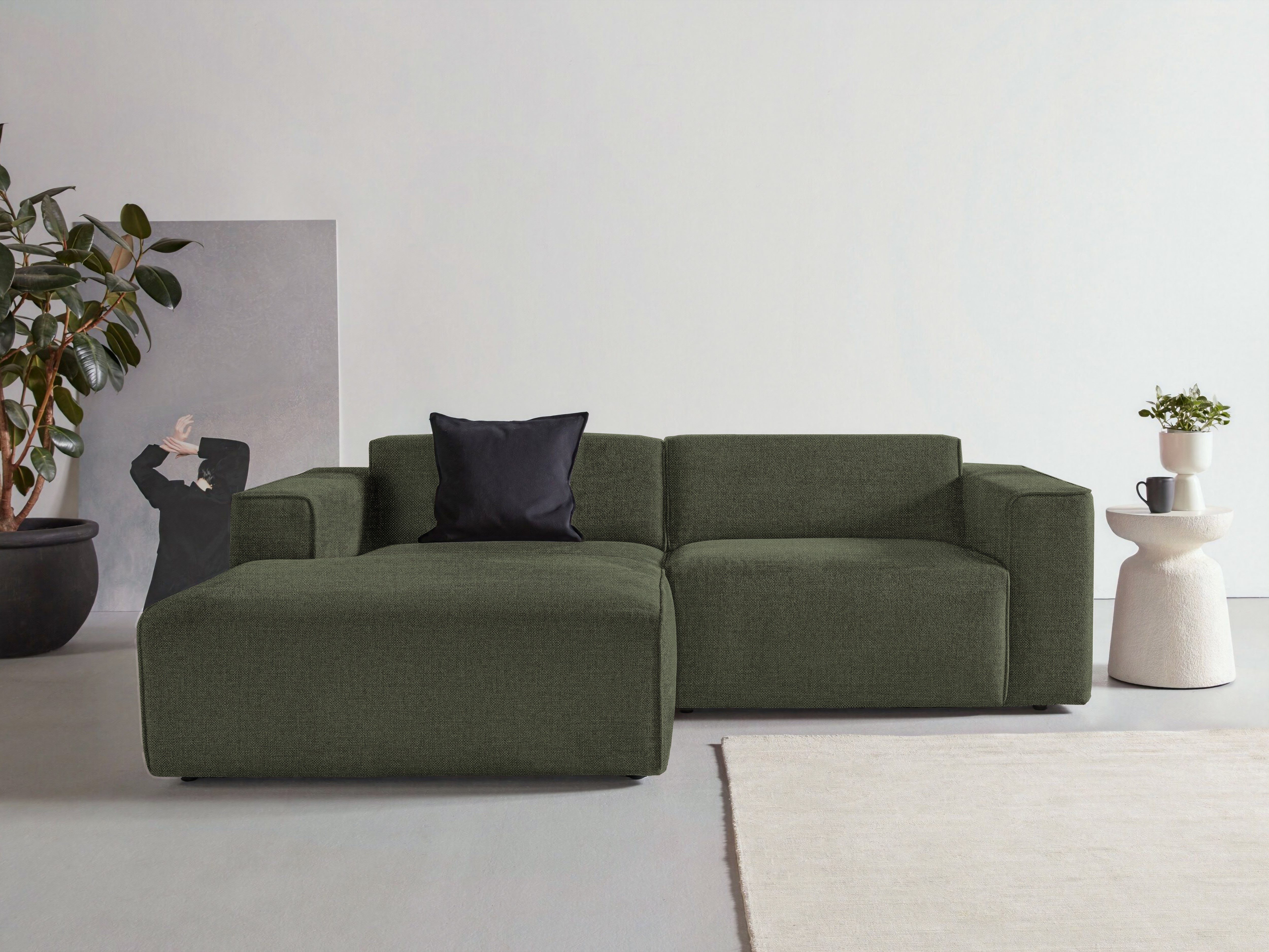 Ecksofa Noord mit Kedernaht, Breite 234 cm