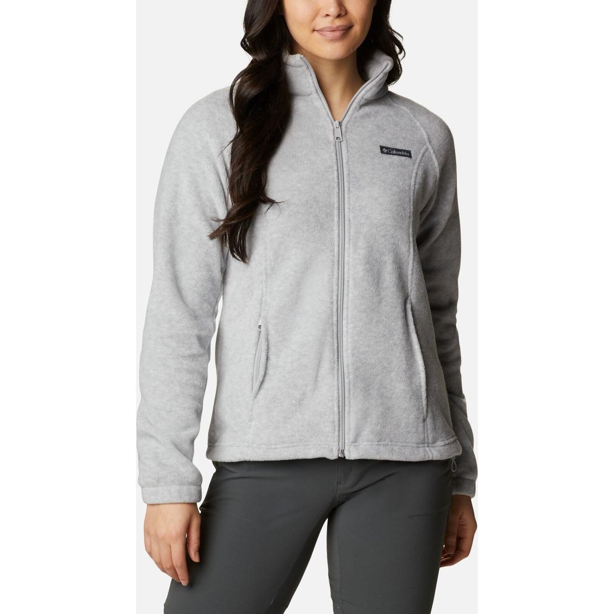 Columbia Fleecejacke Benton Springs Full Zip Kuschelige Fleecejacke mit Reißverschlusstaschen und Kordelzug für