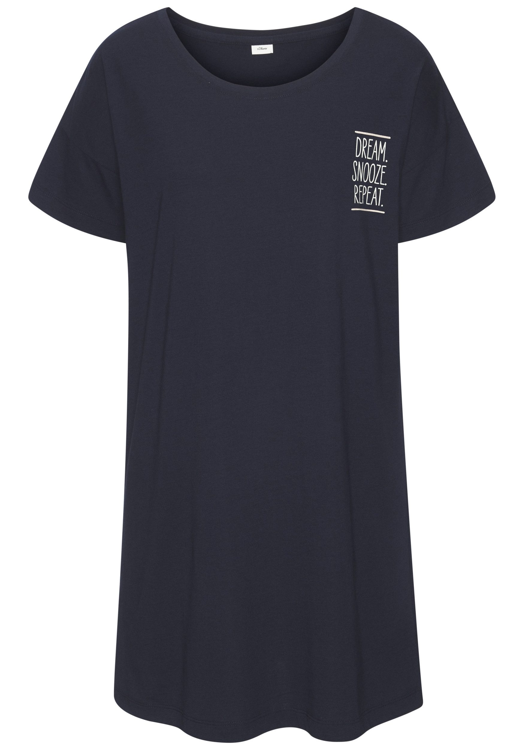 s.Oliver BLACK LABEL Pyjamaoberteil s.Oliver Bigshirt