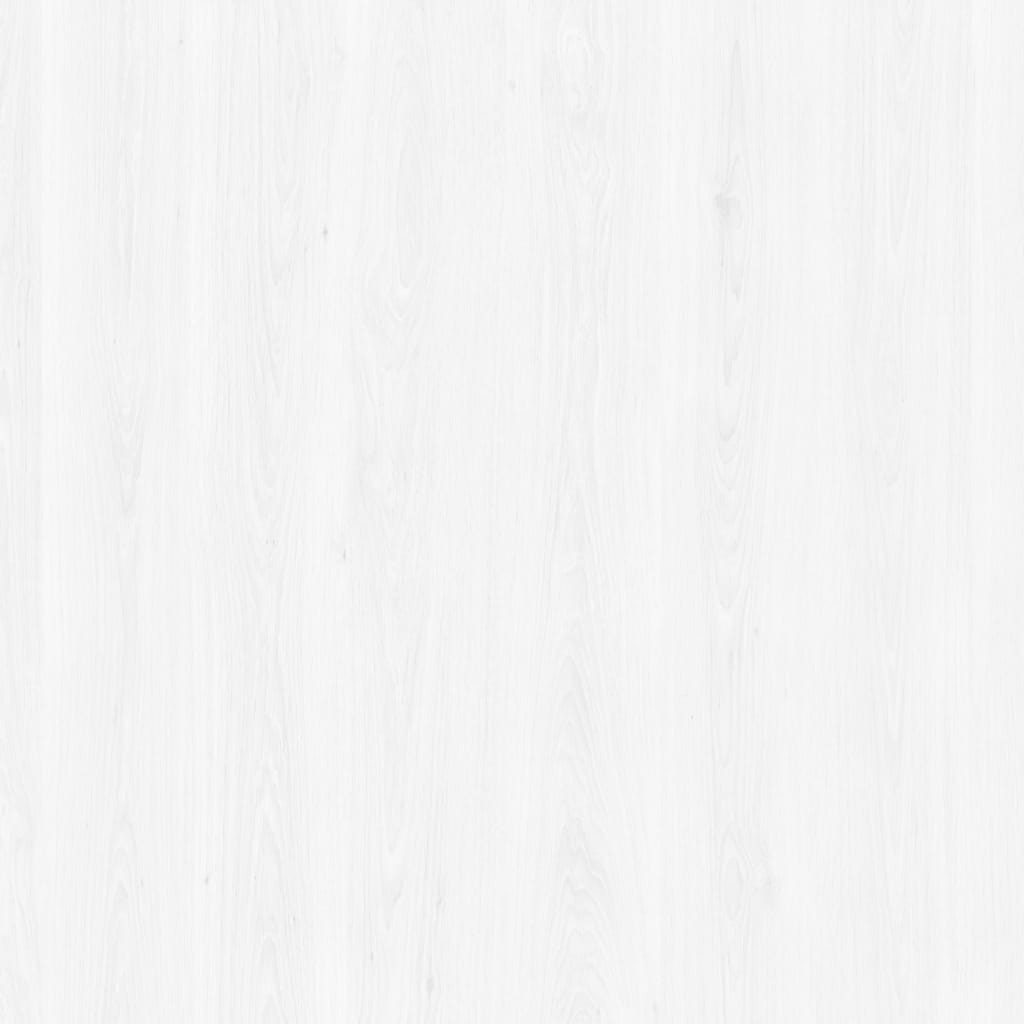 vidaXL Möbelfolie, Klebefolien Selbstklebend 2 Stk. Weißes Holz 500x90 cm PVC