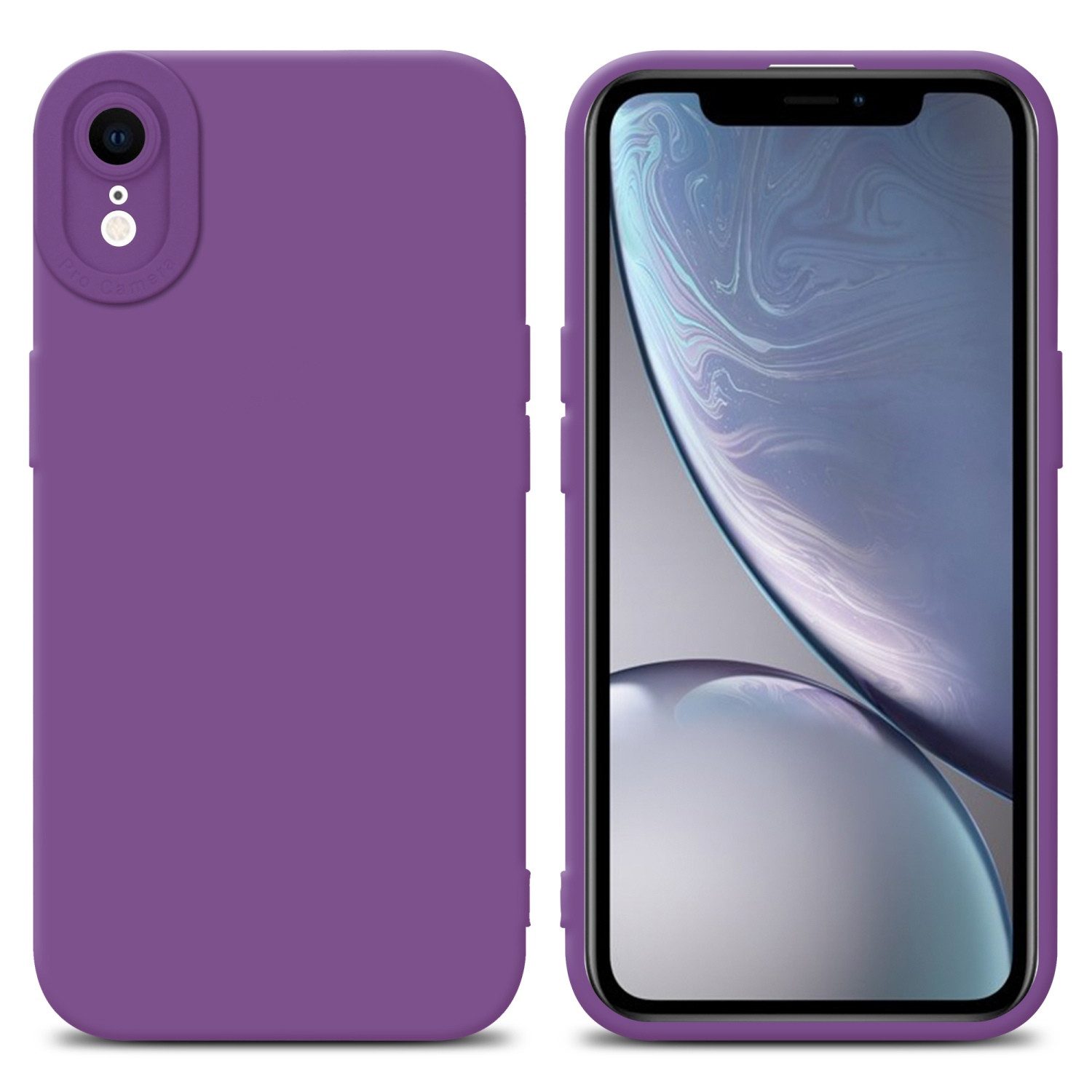 Cadorabo Handyhülle für iPhone XR Hülle Apple iPhone XR, Hülle Schutzhülle TPU Silikon Case Cover