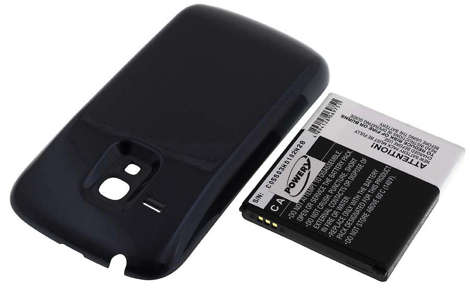 Powery Akku für Samsung Galaxy GT-I8200N 3000mAh Smartphone-Akku 3000 mAh (3.8 V)