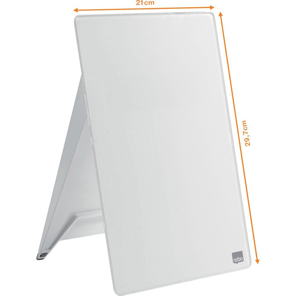 Tafel nobo Glas-Notizboard Diamond Glass Desktop (B x H) 216 mm x 297 mm Bri