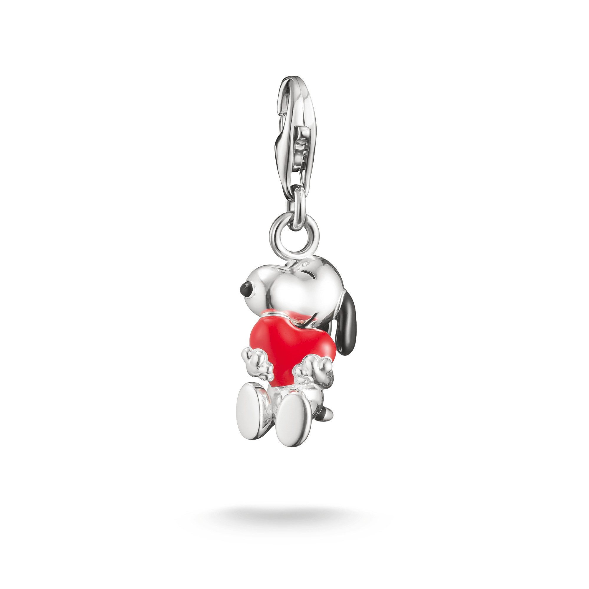 THOMAS SABO Charm-Einhänger THOMAS SABO x Peanuts Snoopy & Herz Charm - Original