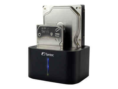 FANTEC Festplatten-Gehäuse FANTEC DS-X2U3-Alu - Bis zu 2x 6,35cm 2,5Zoll und/oder Bis zu 8,89c...