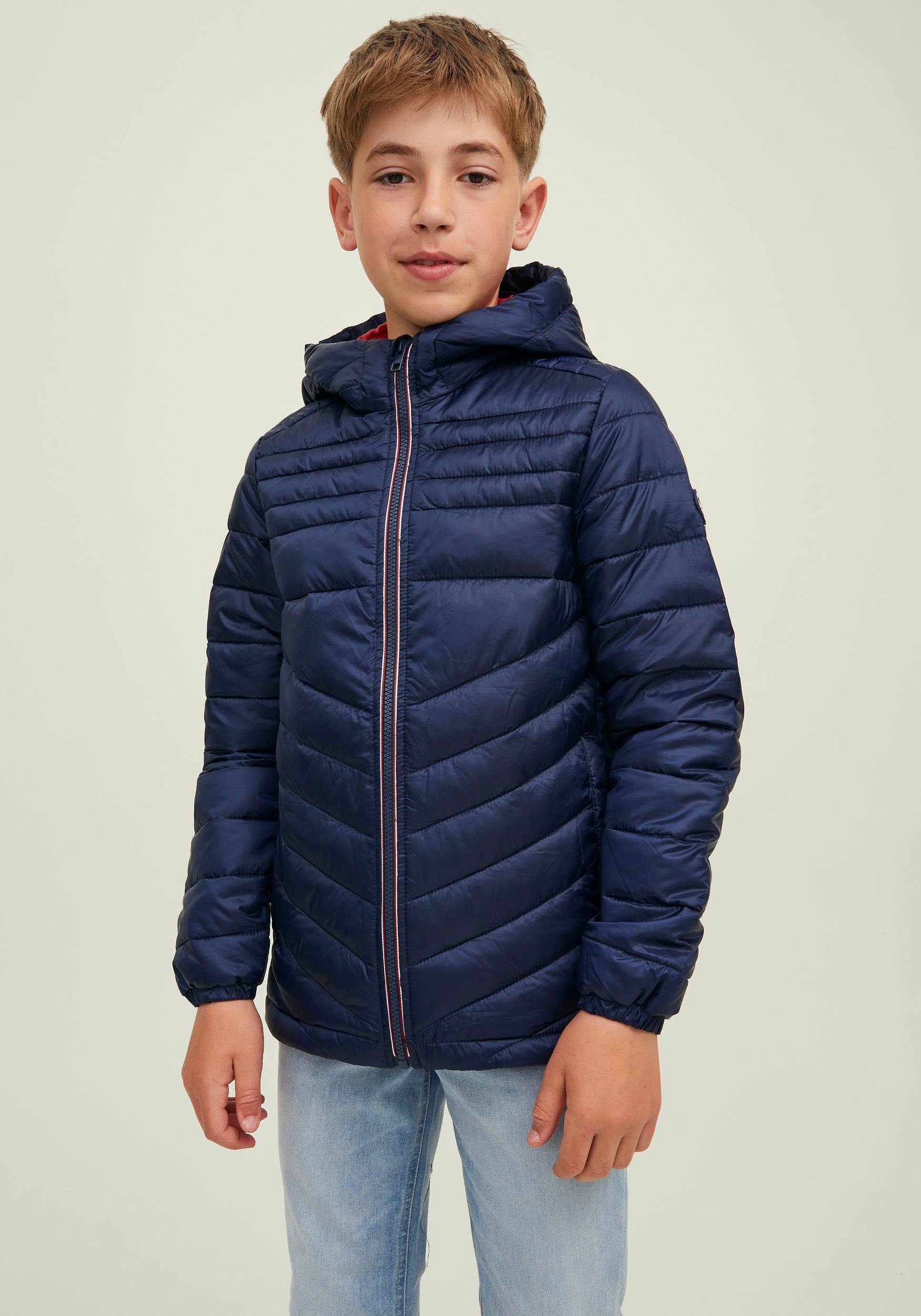 Jack & Jones Junior Steppjacke JJEHERO PUFFER HOOD NOOS JNR