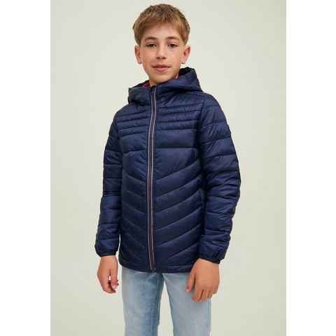 Jack & Jones Junior Steppjacke JJEHERO PUFFER HOOD NOOS JNR