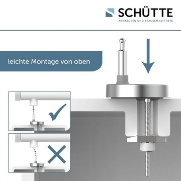 Schütte WC-Sitz White Wave, Duroplast, mit Absenkautomatik und Schnellverschluss, High Gloss