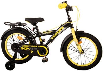 Volare Kinderfahrrad Kinderfahrrad Thombike für Jungen 16 Zoll Kinderrad in Schwarz Gelb