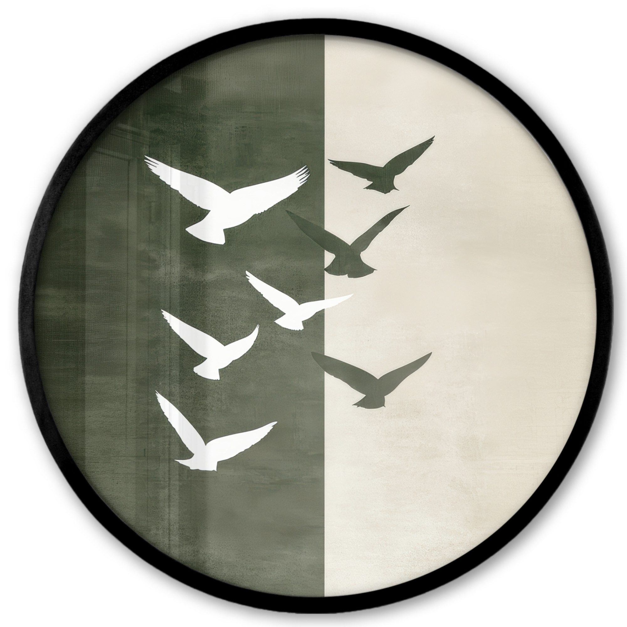 MuchoWow Poster Rund - Japandi - günstig online kaufen