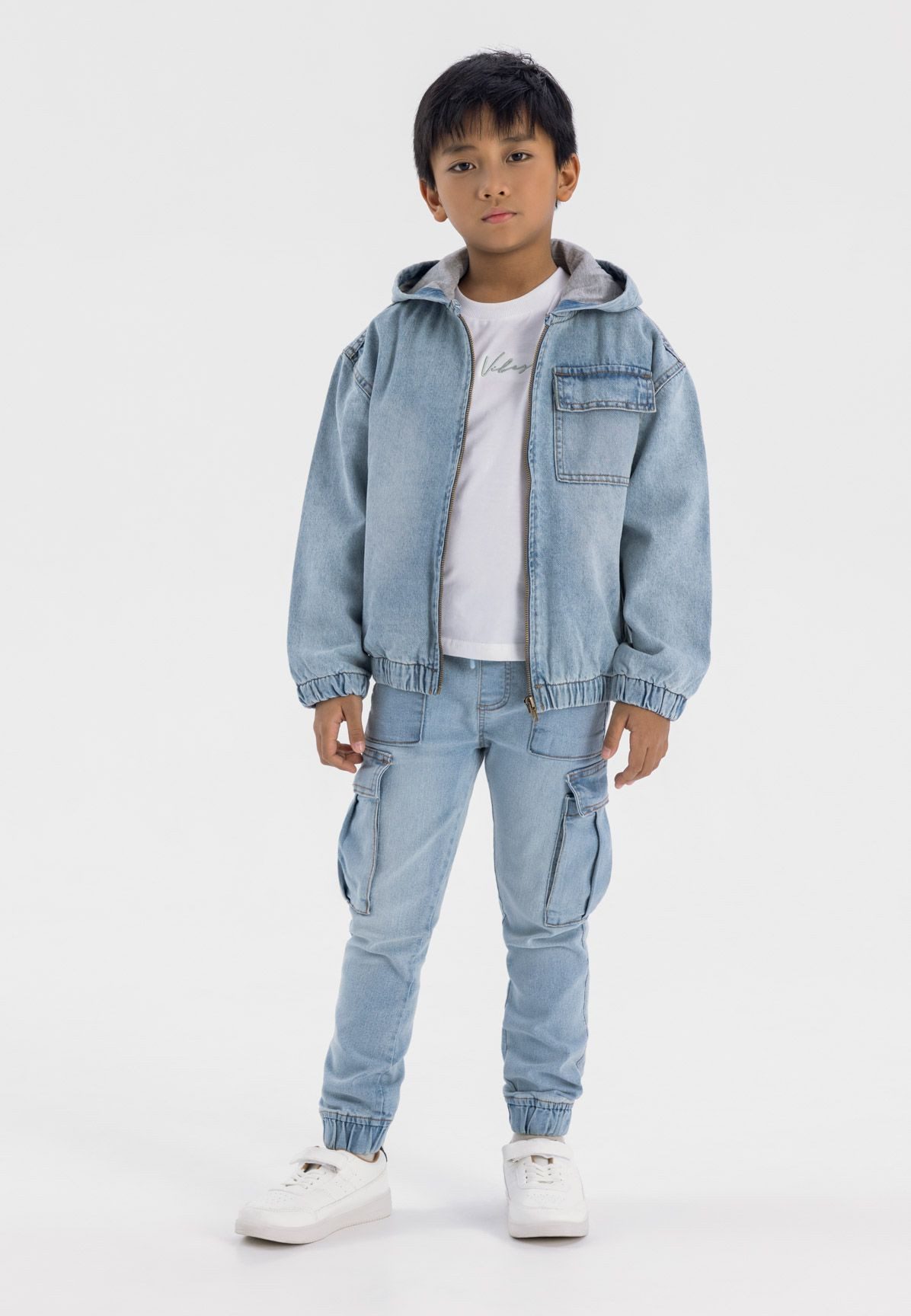 MINOTI Cargojeans Denim-Kampfhosen (3y-14y) günstig online kaufen