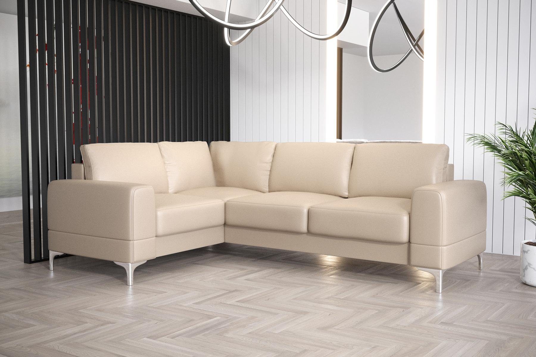 JVmoebel Ecksofa Wohnzimmer Sofa L-Form Möbel Modern Luxus Ecksofa Couch, Made in Europe Beige