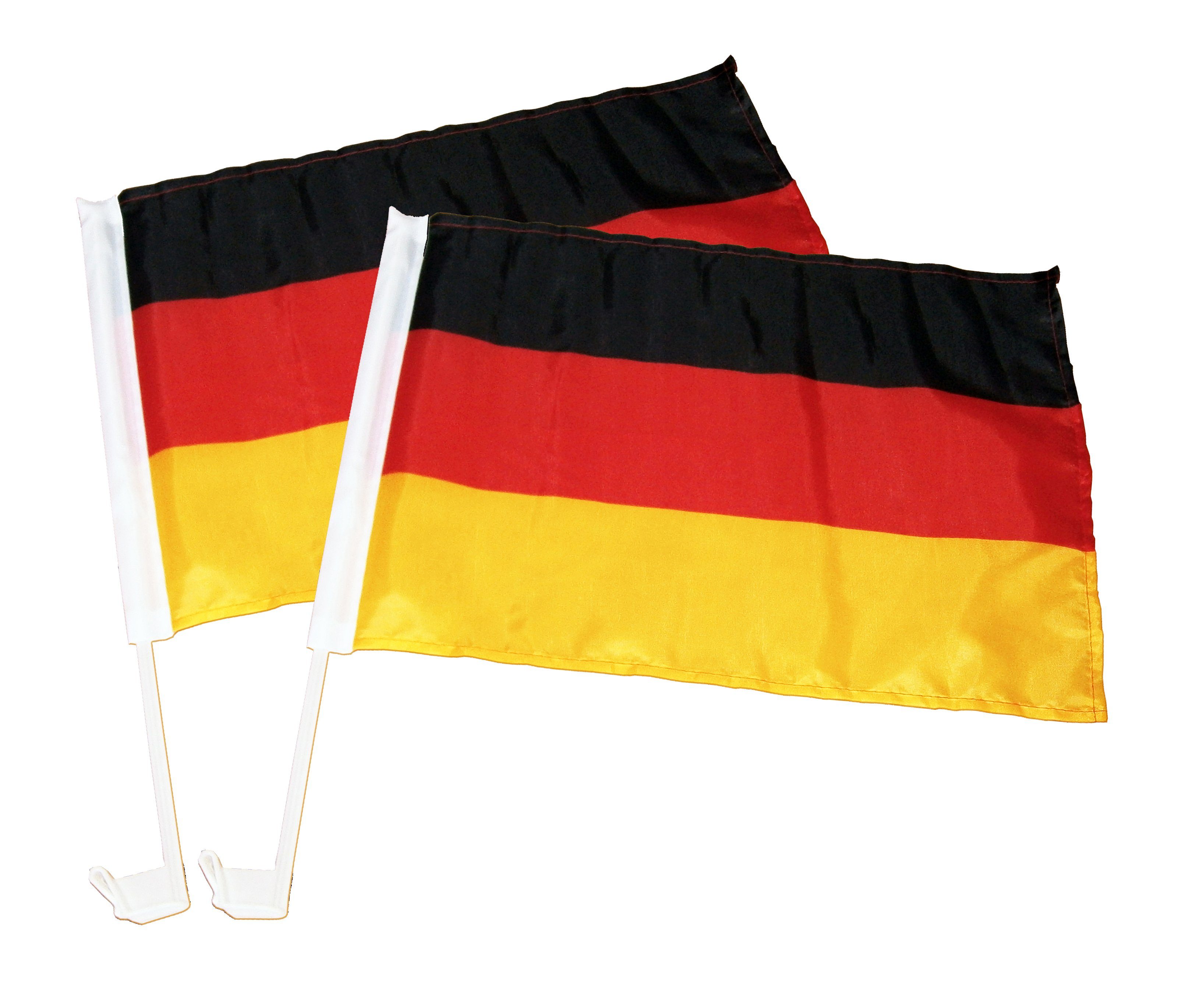 Handfahne Deutschland mit Stab 30 x 45cm
