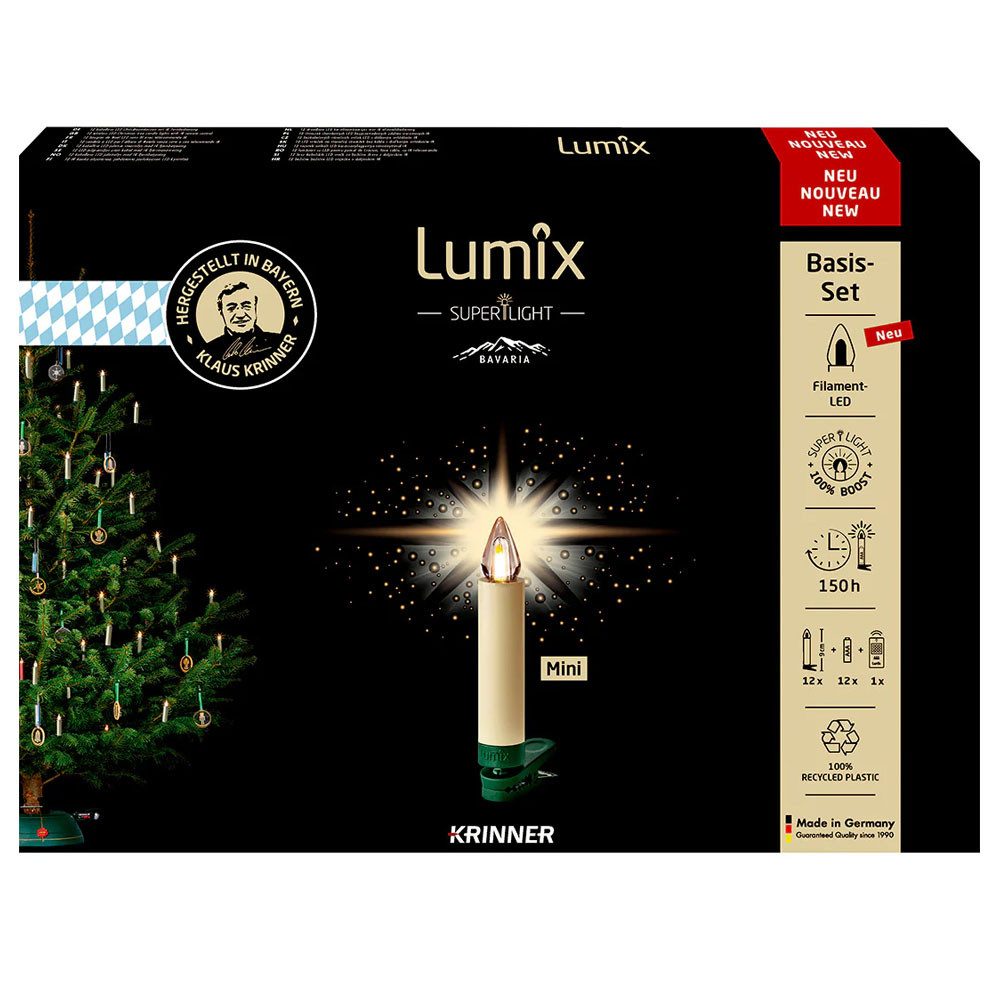 Krinner LED-Kerze LUMIX Superlight Bavaria Mini