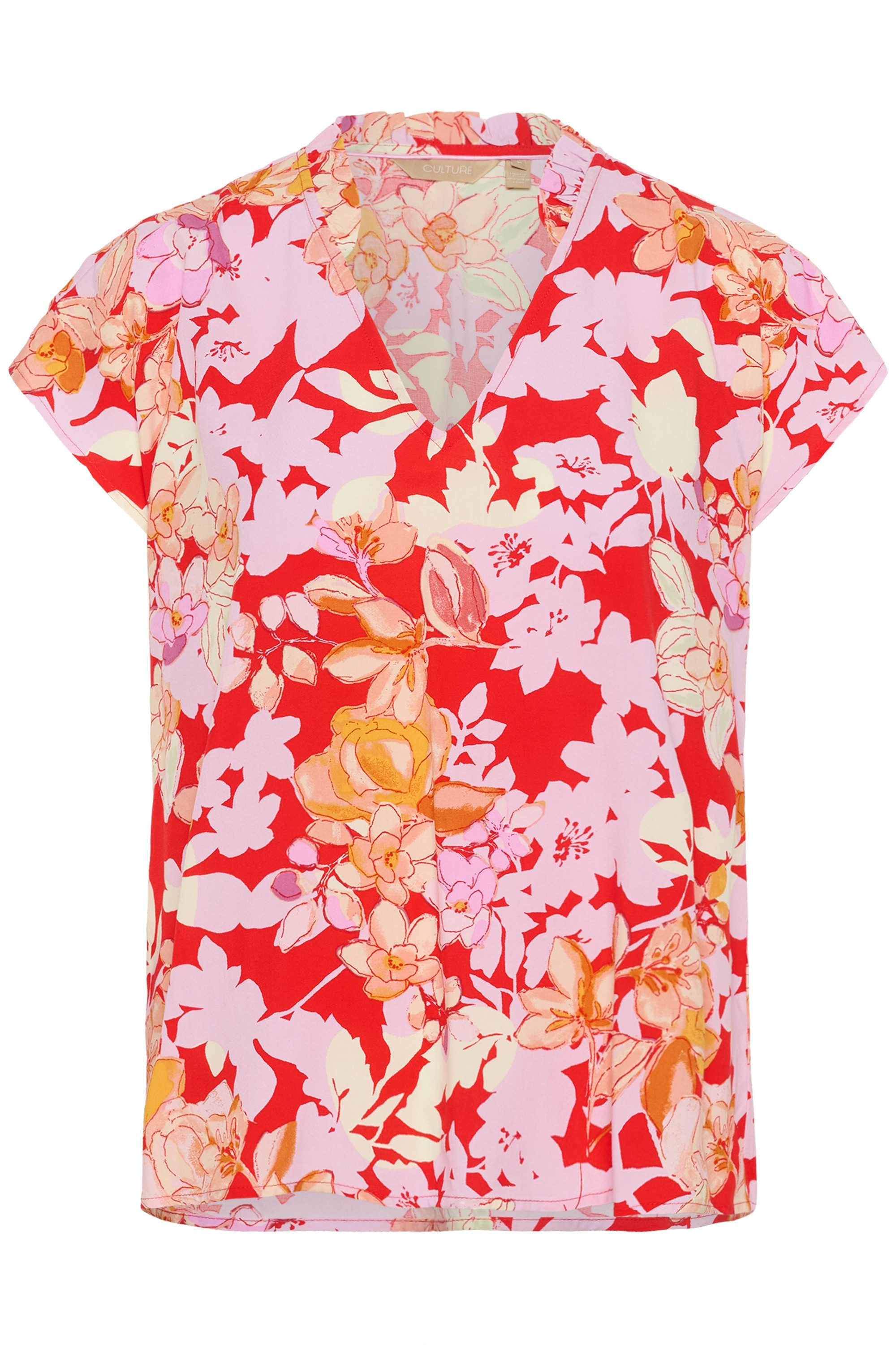 Kurzarmbluse Kurzarm-Bluse CUaudrey