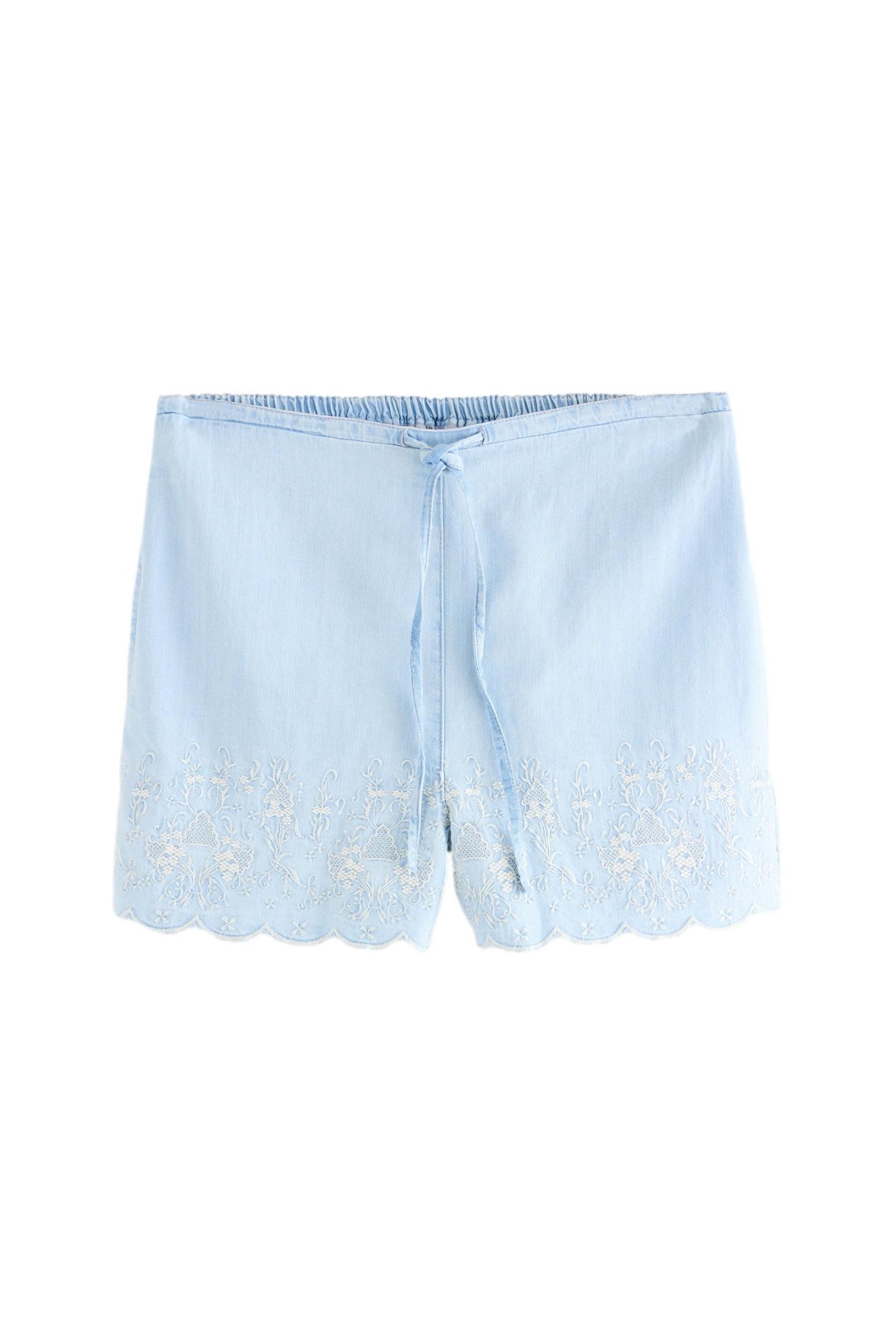 Next Shorts Leichte Schlupf-Jeansshorts aus 100 % günstig online kaufen