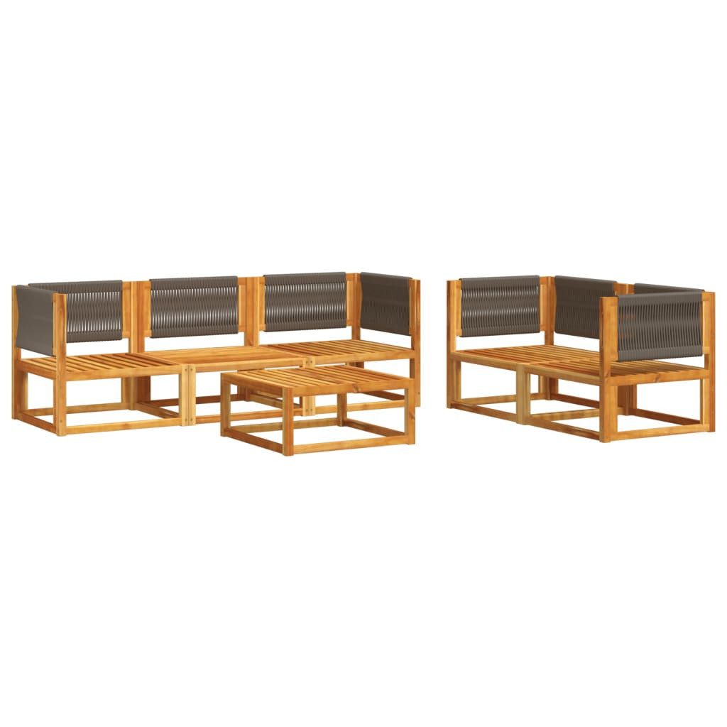 vidaXL Loungesofa 6-tlg. Garten-Sofagarnitur mit Kissen günstig online kaufen