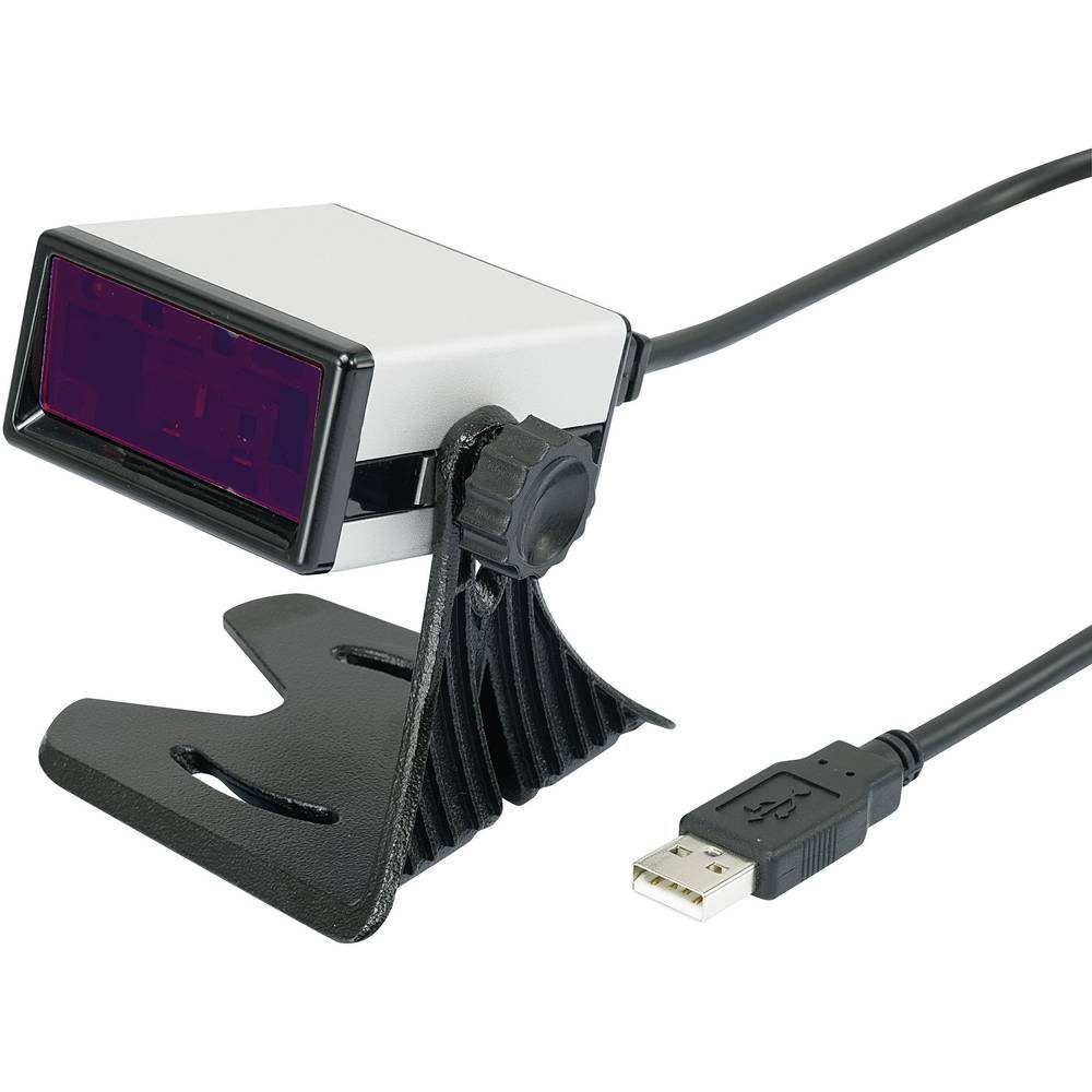 Renkforce 1D Barcode-ScannerLaser,USB-Kit, stationär mit Standfuss FS5020E Scanner