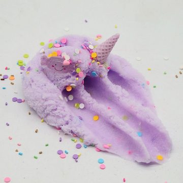 SOTOR Knete (Ice Creamcone Slime Swirl Duft-Ton Spielzeug Diy Slime Supplies Fluffy Slime Clay Activator Für Kinder Spielzeug, 4-tlg)