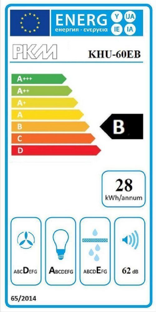 Energieeffizienzklasse: 