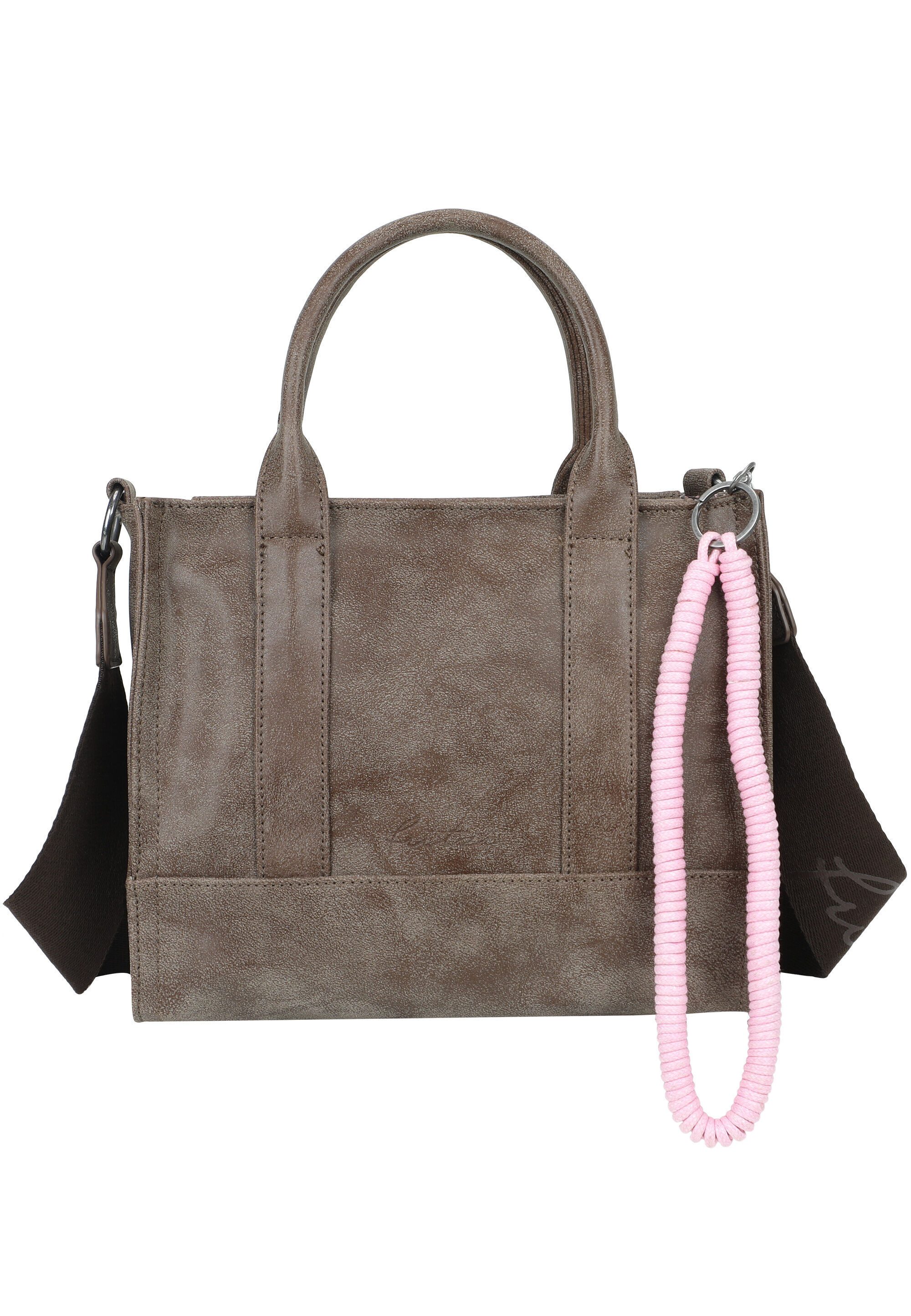 Fritzi aus Preußen Schultertasche Fritzi SquareN Vintage, mit praktischem Kurzgriff