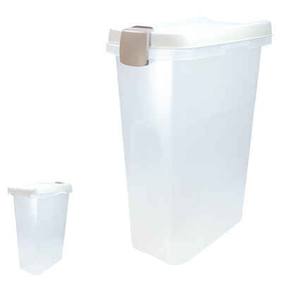 TRIXIE Futterbehälter Futtertonne transparent für Hunde, Kunststoff, (1-tlg), bis 10 kg