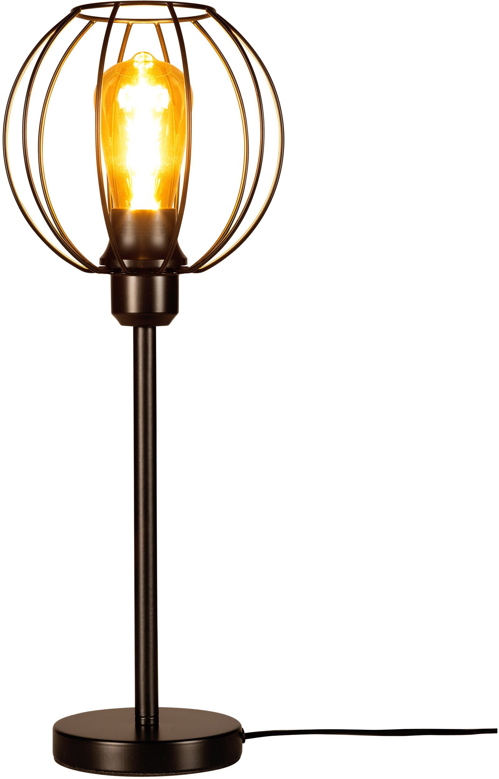 BRITOP LIGHTING Tischleuchte Coop, aus E27 / exkl., Dekorative Made Leuchtmittel, wechselbar, passende Leuchte in ohne LM Leuchtmittel Europe Metall