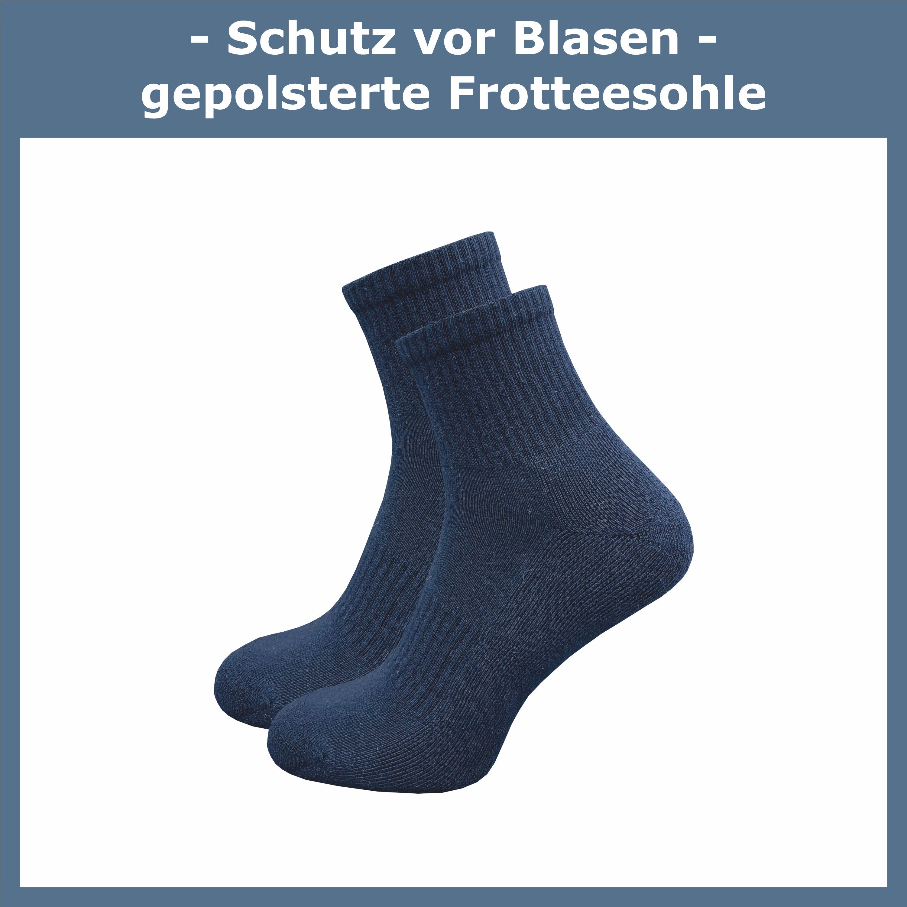 GAWILO Kurzsocken für Damen - Premium Socken für Sport & Freizeit - ohne drückende Naht (6 Paar) in weiß, schwarz & grau; leichte Plüschsohle für höchsten Tragekomfort