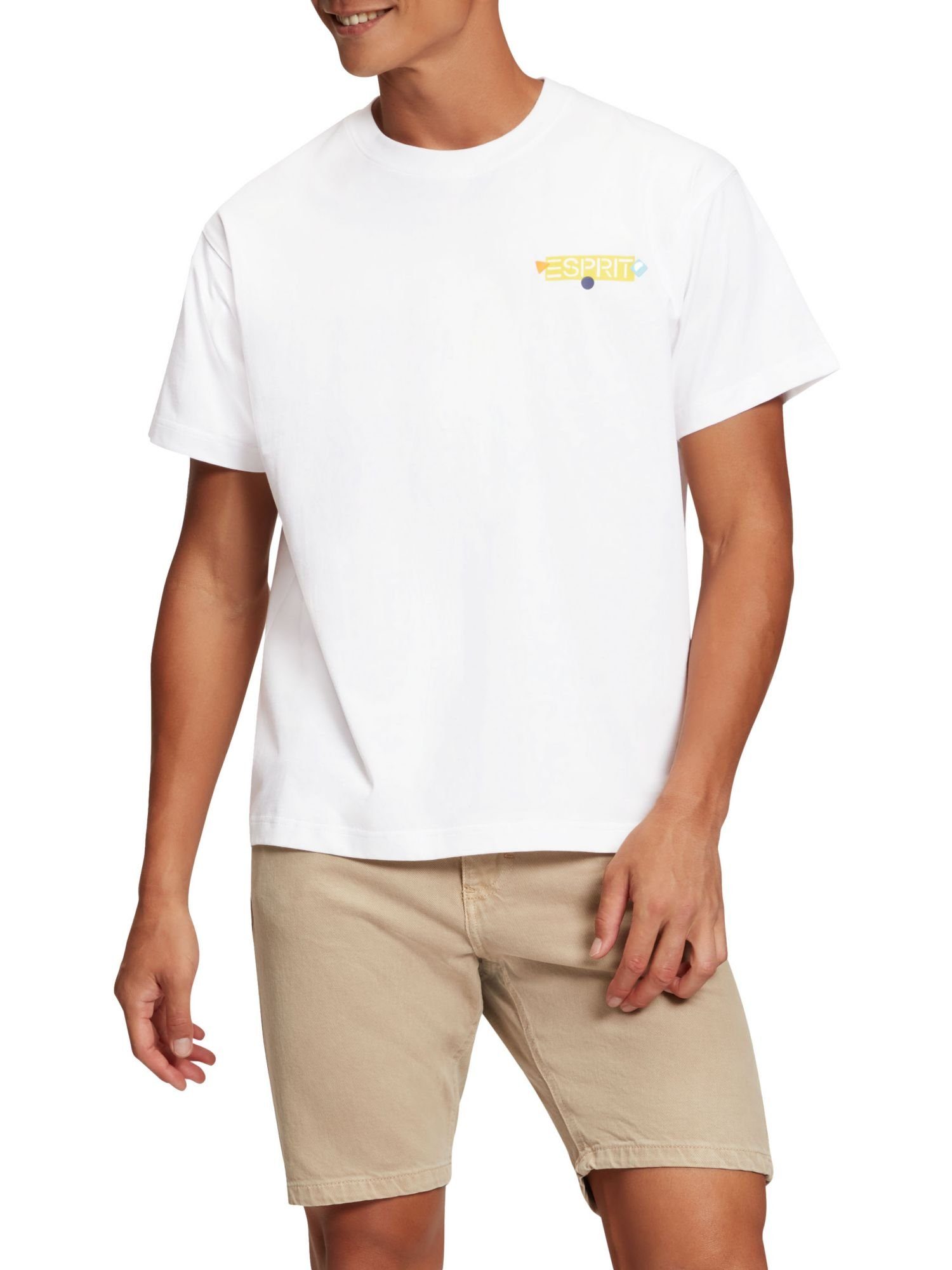 Yagi Esprit Archive T-Shirt Grafik-Logo WHITE (1-tlg) mit T-Shirt