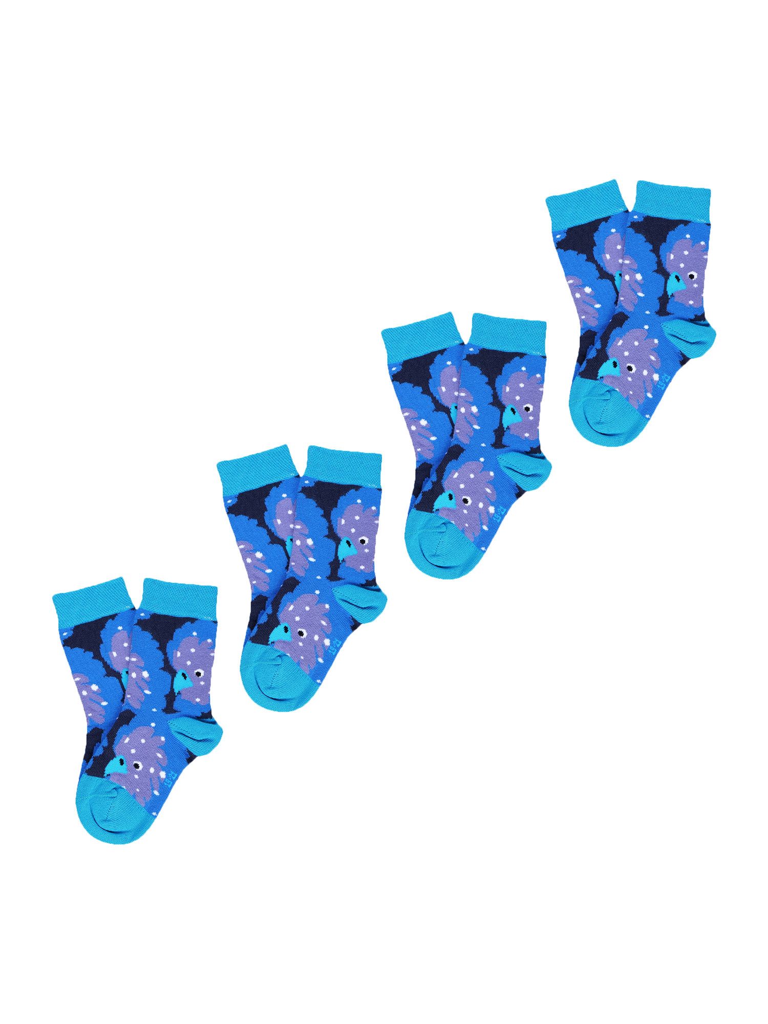 UnaBux Freizeitsocken Prints (4-Paar) Motive Bunt günstig online kaufen