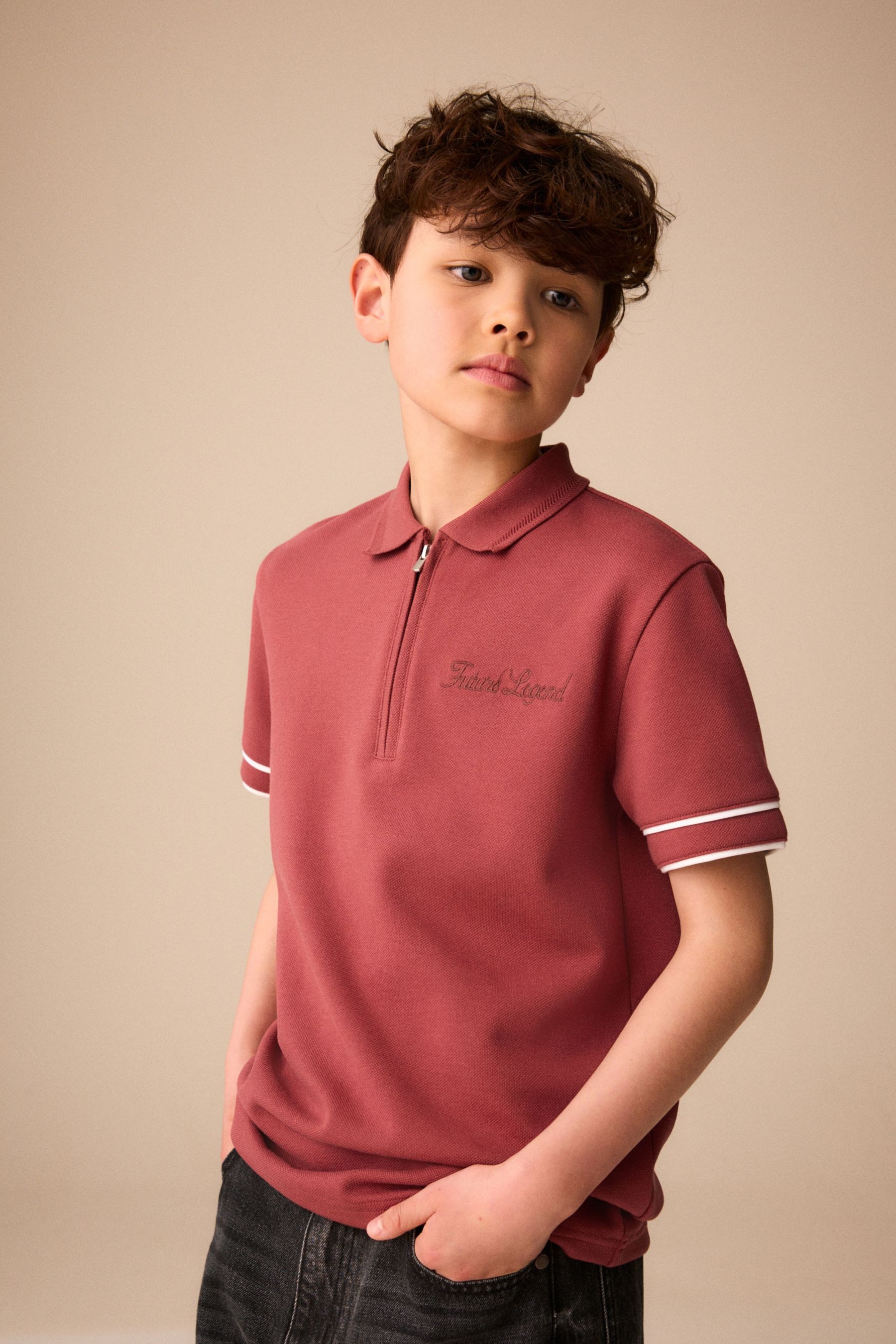 Poloshirt Kurzärmeliges Poloshirt aus Jersey