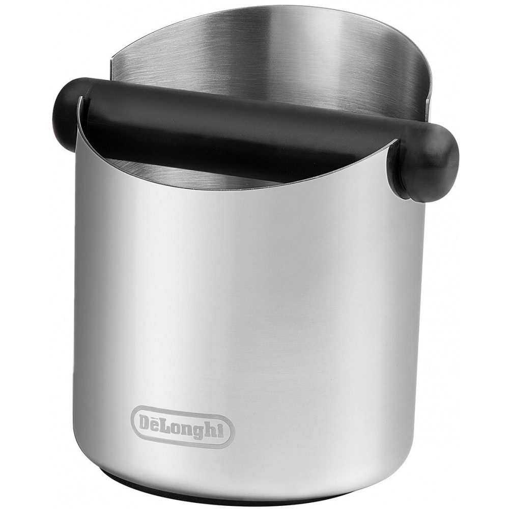 De'Longhi Ausklopfbehälter DLSC084 Knock Box - Abklopfbehälter - edelstahl/schwarz