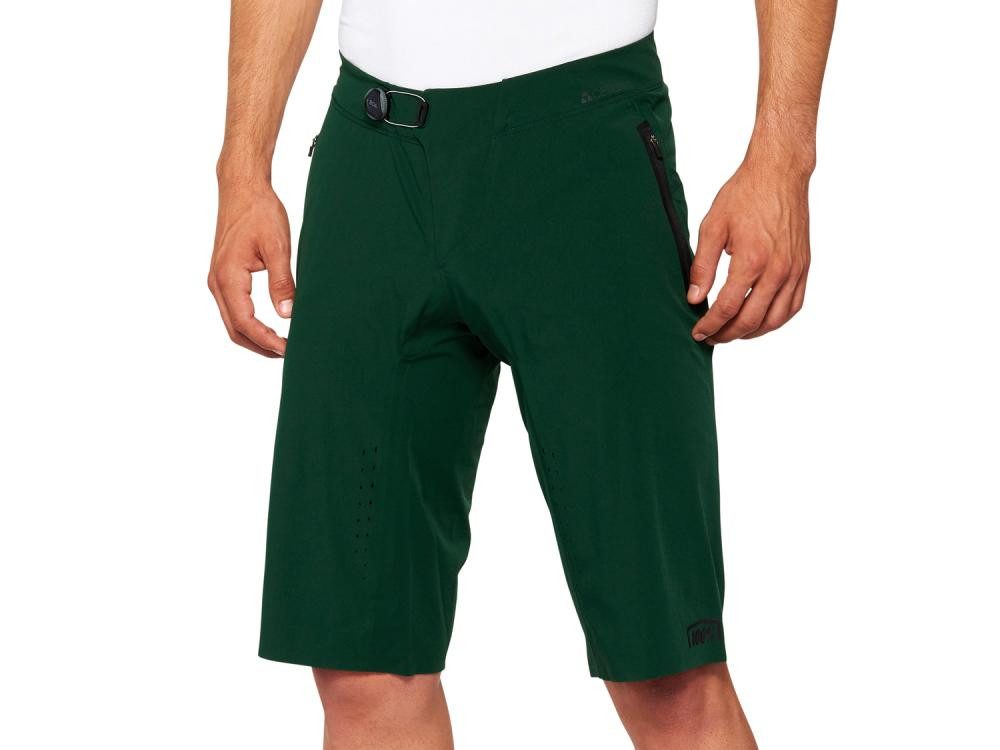 100% Fahrradhose 100% Celium Shorts Forest Green 32zoll