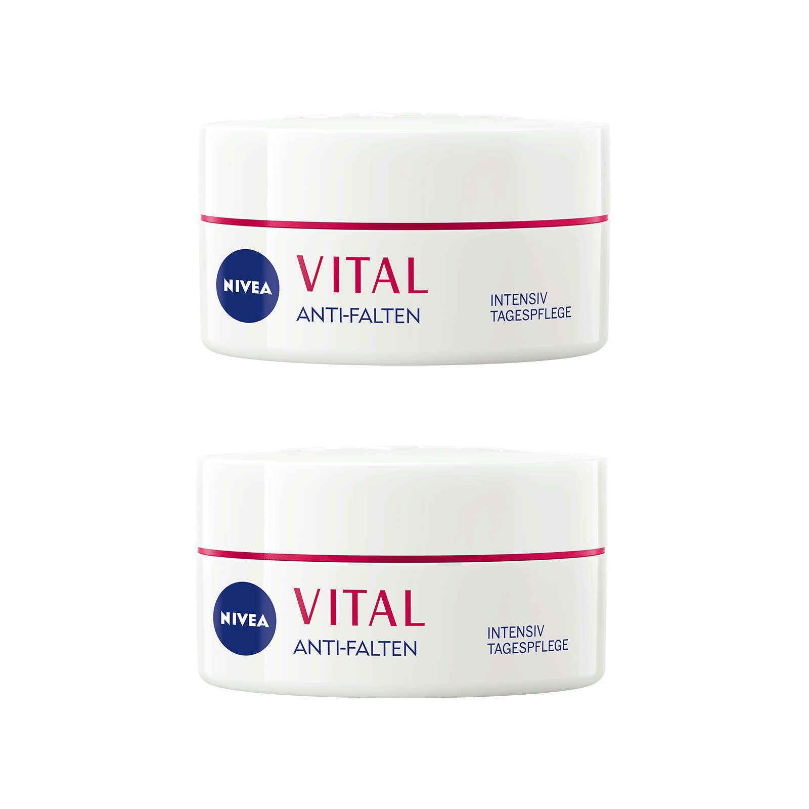 Anti-Aging-Creme VITAL Anti-Falten Intensiv reife Haut Feuchtigkeit 2 x 50 ml