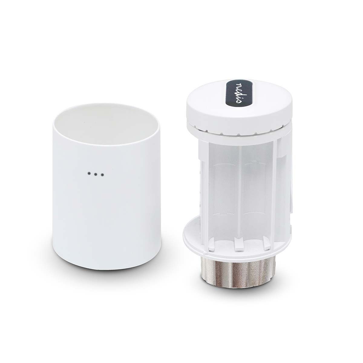 Nedis Heizkörperthermostat ZBHTR20WT2, (2 St) Zigbee, App-Steuerung, Fenster-Öffnen-Funktion, Kindersicherung