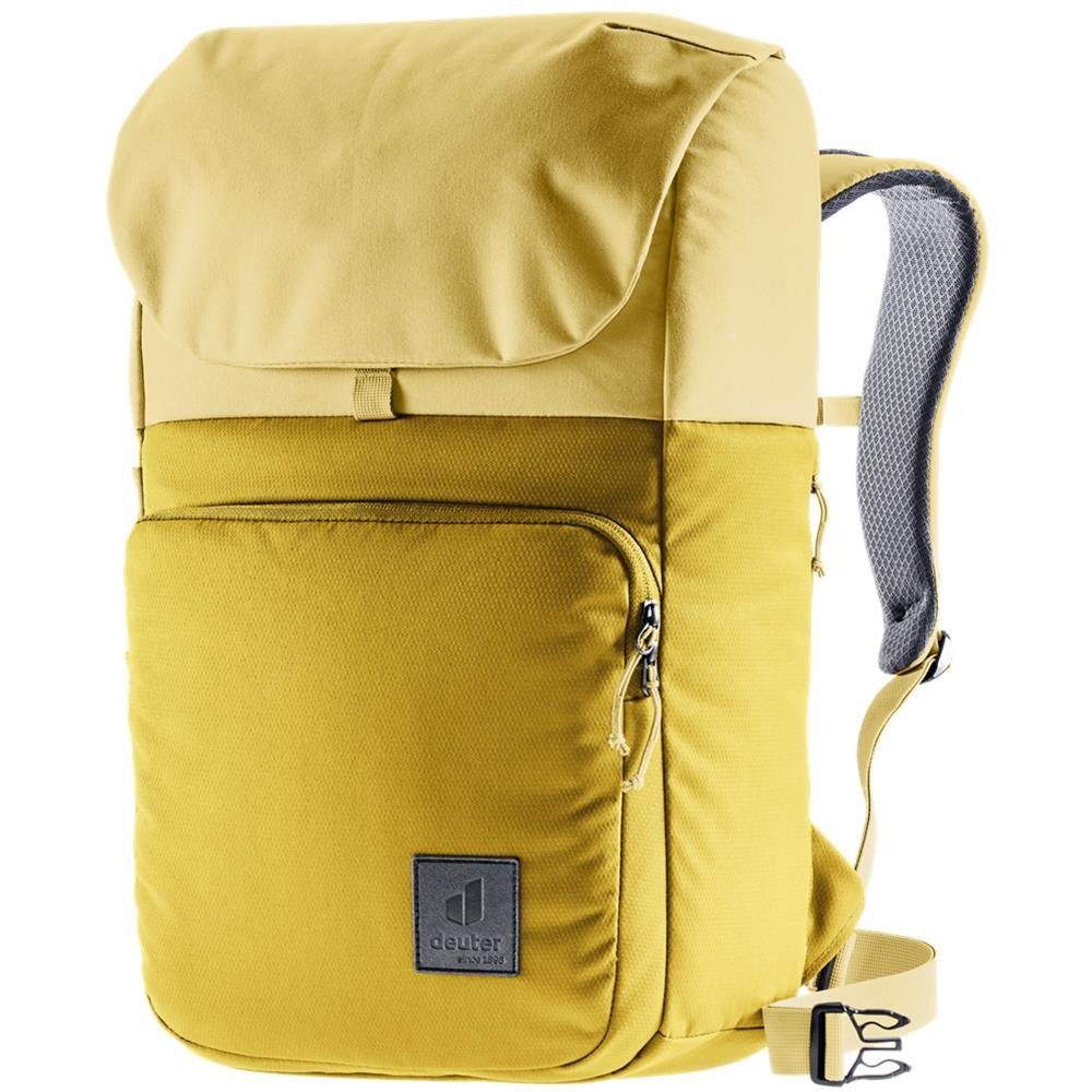 deuter Rucksack UP Sydney, aus recyceltem PET, Laptopfach bis 15 Zoll, abnehmbarer Brustgurt turmeric-ginger