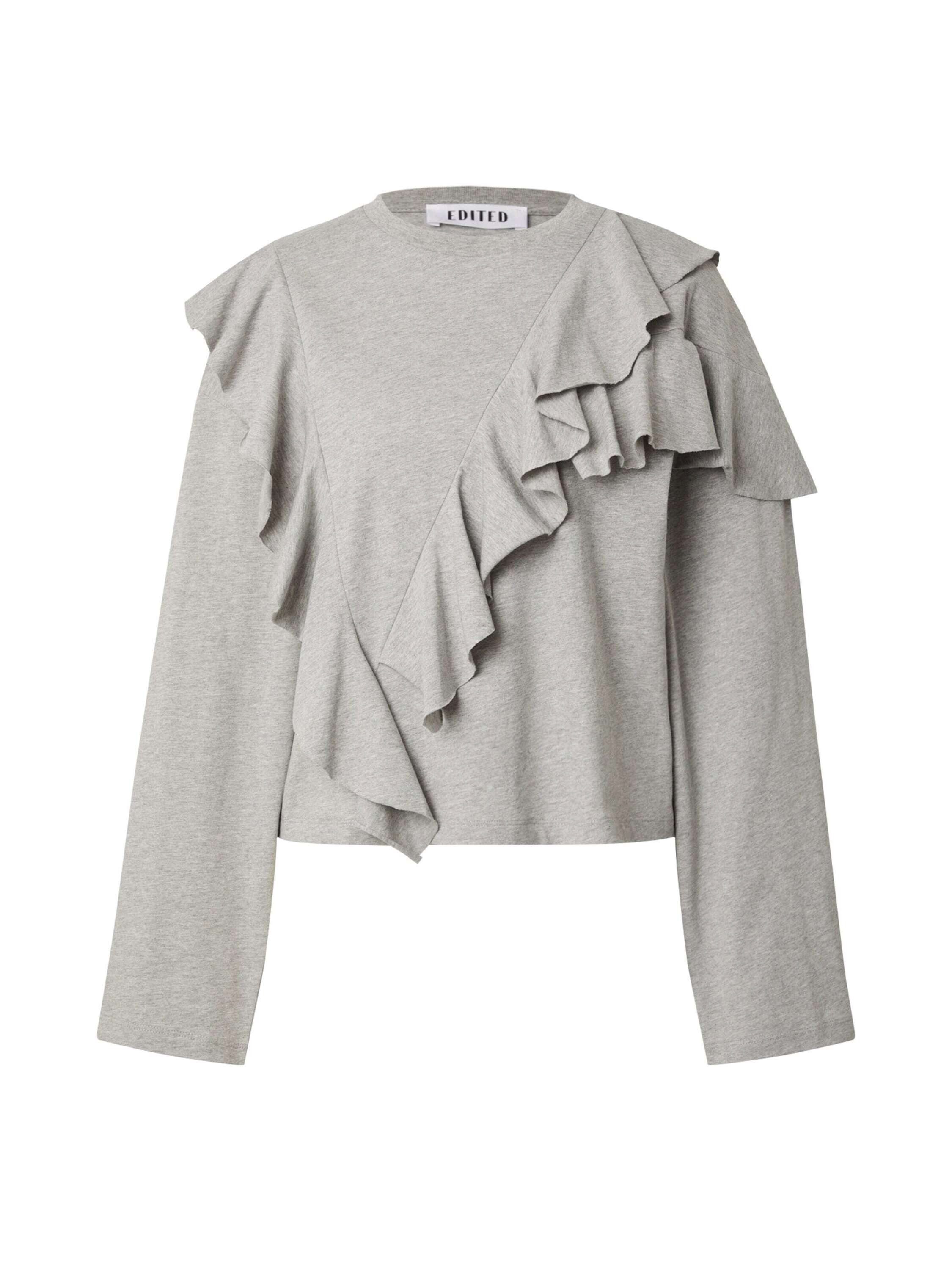EDITED Langarmshirt Oda (1-tlg) Volant günstig online kaufen