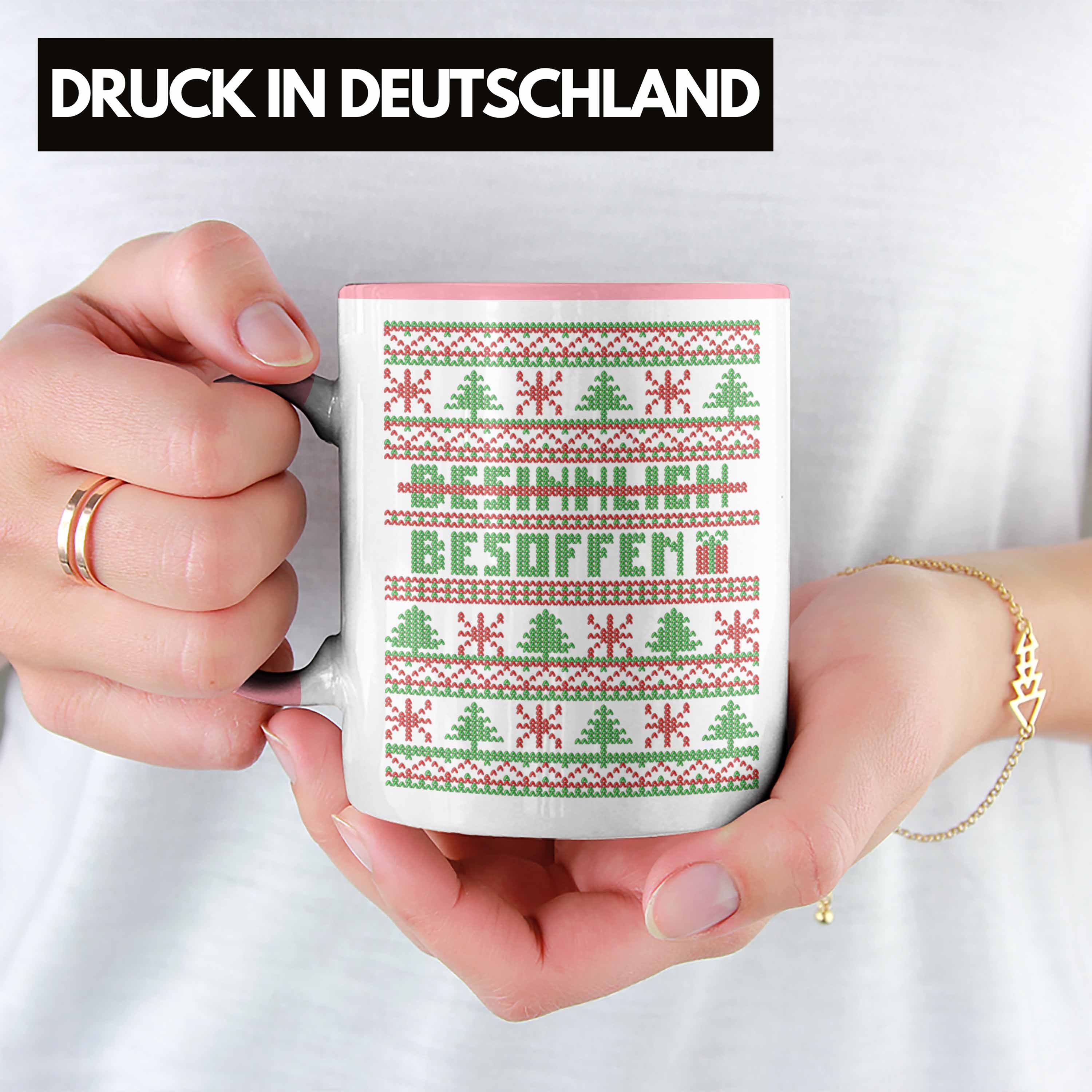 Trendation Tasse Trendation - Weihnachten Tasse Besinnlich Weihnachtstasse Weihnachtsta