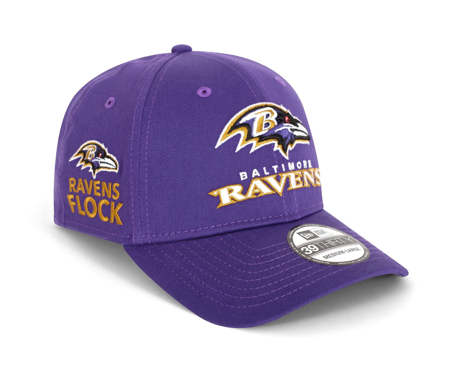 New Era Flex Cap NFL Baltimore Ravens Side Hit 39Thirty