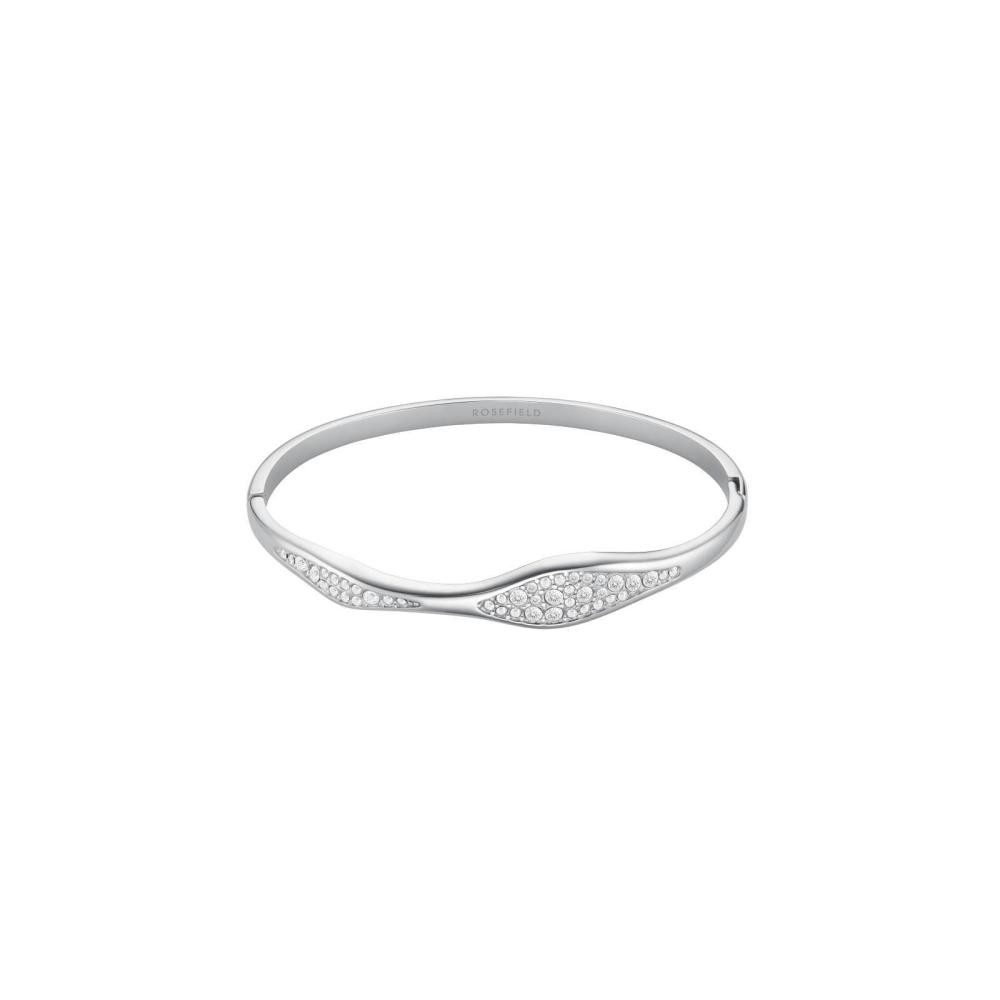 ROSEFIELD Armreif ROSEFIELD Armreifen Pave Wave Silber