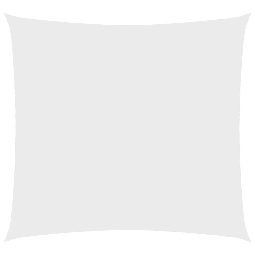 vidaXL Sonnensegel Sonnensegel Oxford-Gewebe Quadratisch 2,5x2,5 m Weiß, (1-tlg)