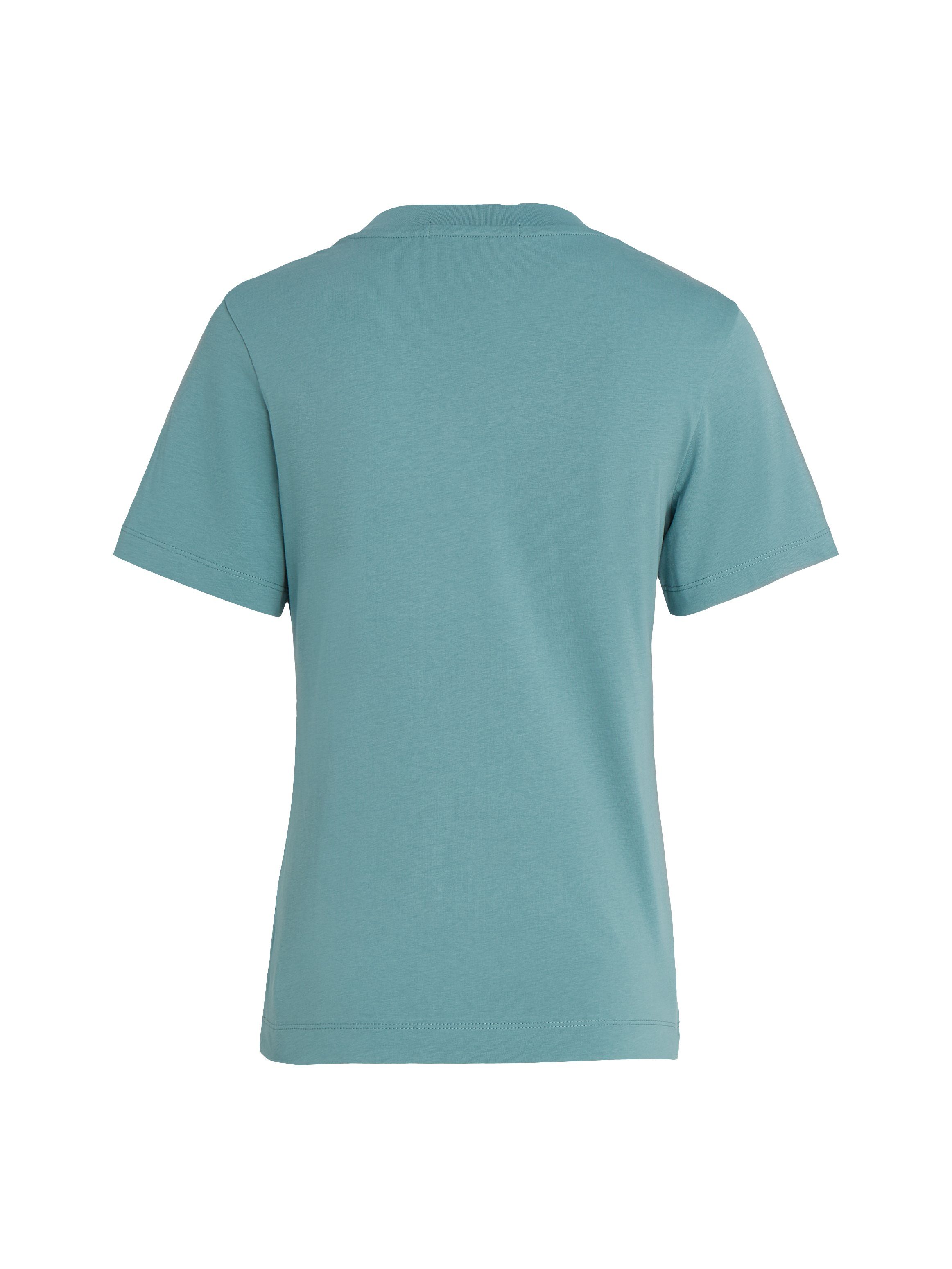 mit SLIM V-Shirt TEE Klein Calvin Logodruck MONOLOGO V-NECK Jeans Arctic