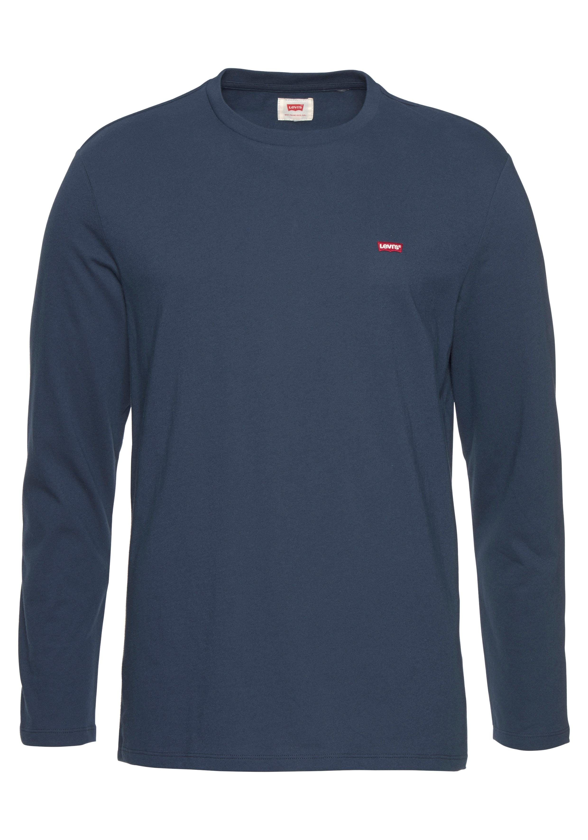 Langarmshirt Levi's® Logo-Applikation mit navy