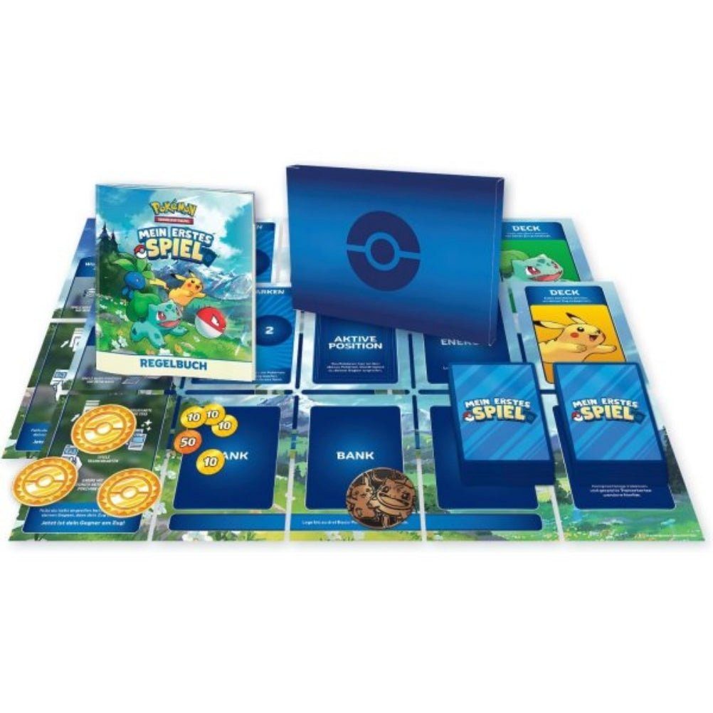 The Pokémon Company International Spiel Pokemon - 2 Decks mit Pikachu & Bisasam - Mein erstes Deutsches Sammel